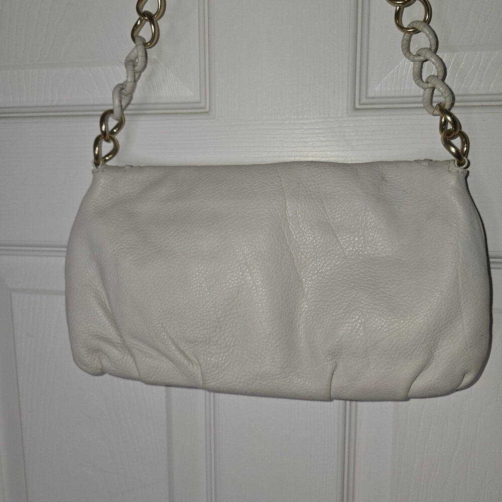 Michael Kors ivory Leather shoulder Chain Bag - Picture 5 of 12